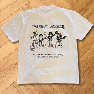 The Velvet Underground Boston 1968 Graphic Tee White